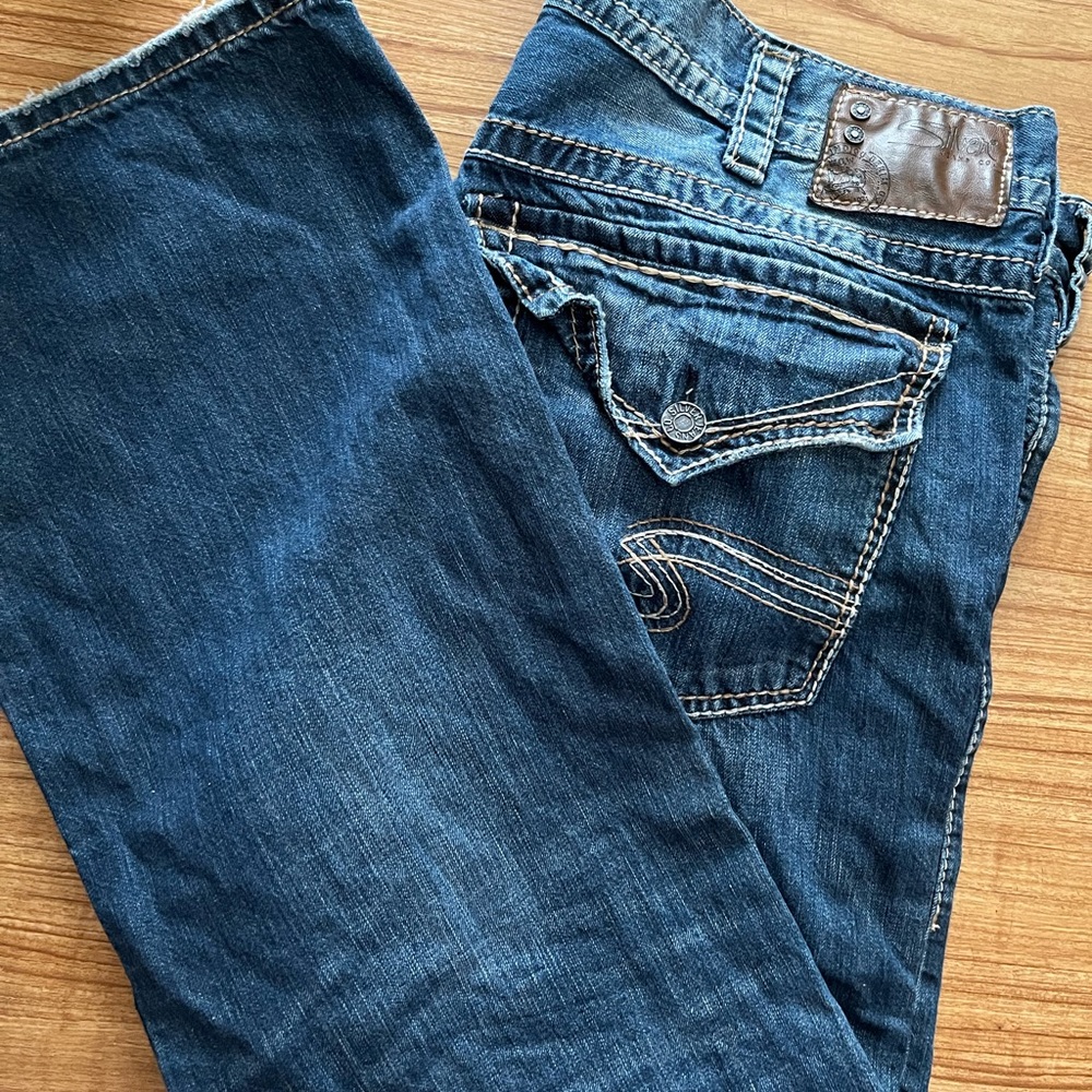 Men’s Silver Jeans